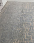 9'10 x 14'6 | Modern Blue Moroccan Rug | L-2212