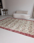 6'10 x 9'10 | 1960s Floral Turkish Oushak | S-593