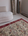 6'10 x 9'10 | 1960s Floral Turkish Oushak | S-593