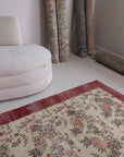 6'10 x 9'10 | 1960s Floral Turkish Oushak | S-593