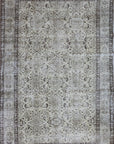 5'6 x 8'8 | Large Brown Turkish Oushak Rug | B-479