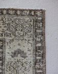 5'6 x 8'8 | Large Brown Turkish Oushak Rug | B-479