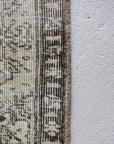 5'6 x 8'8 | Large Brown Turkish Oushak Rug | B-479