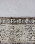 5'6 x 8'8 | Large Brown Turkish Oushak Rug | B-479