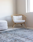 8'6 x 12'0 | Blue Distressed Antique Mahal | Designers M-481