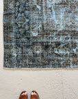 8'6 x 12'0 | Blue Distressed Antique Mahal | Designers M-481