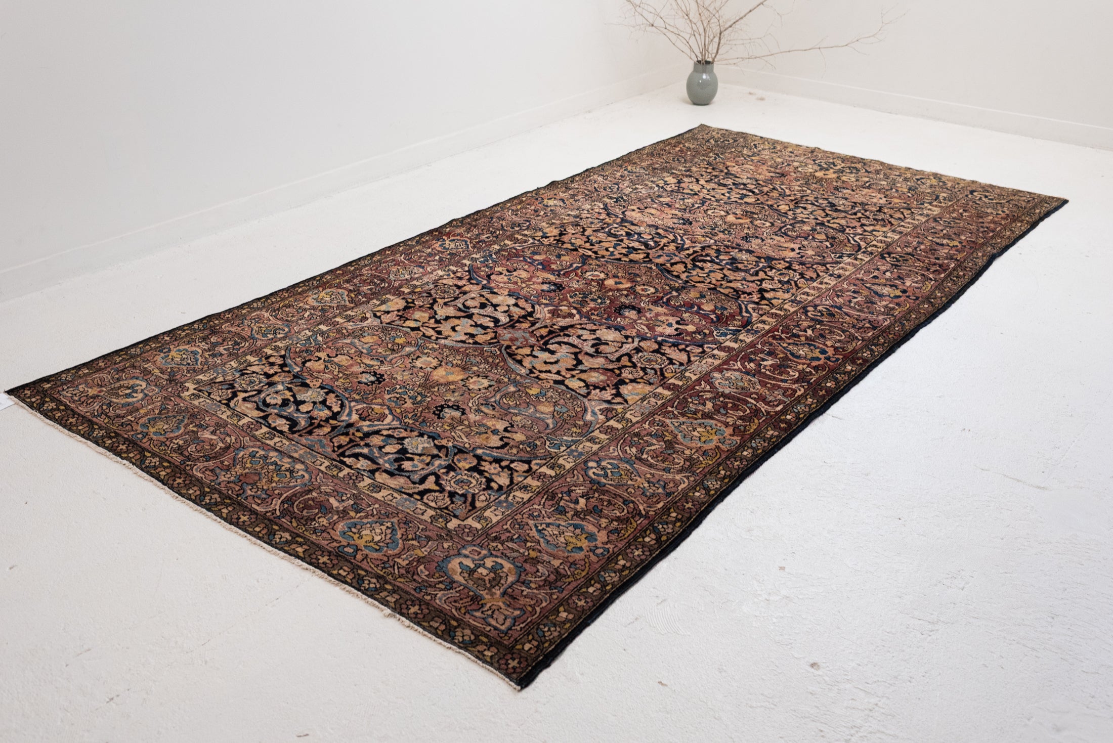 5&#39;7 x 11’7 | Wide Antique Runner | CE-R-3388