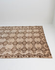 6'7 x 8'7 | Neutral Wool Vintage Rug | CE-C-2891