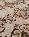 6'7 x 8'7 | Neutral Wool Vintage Rug | CE-C-2891