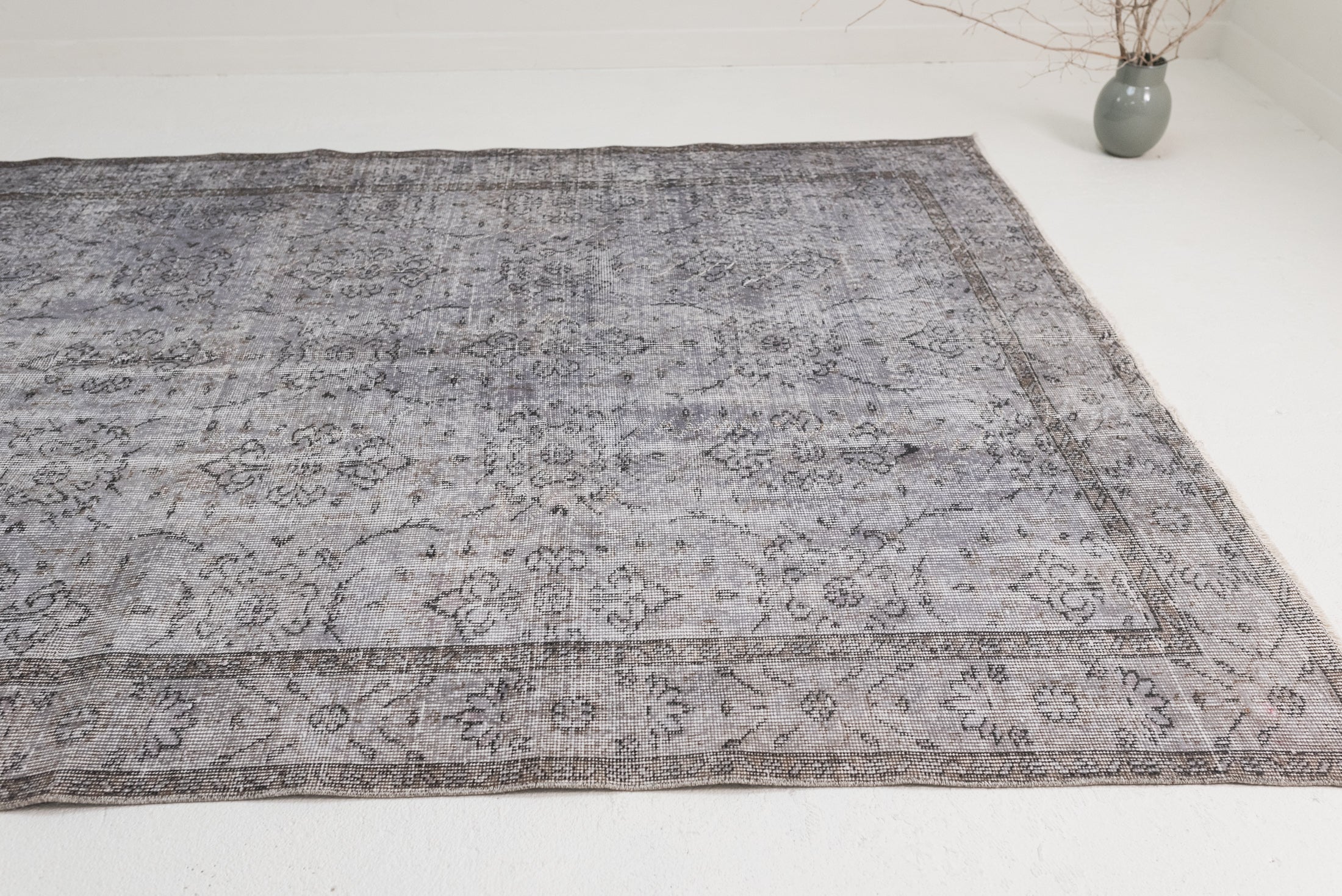 6&#39;0 x 9&#39;7 | 1940s Overdyed Vintage Rug | CE-C-2888