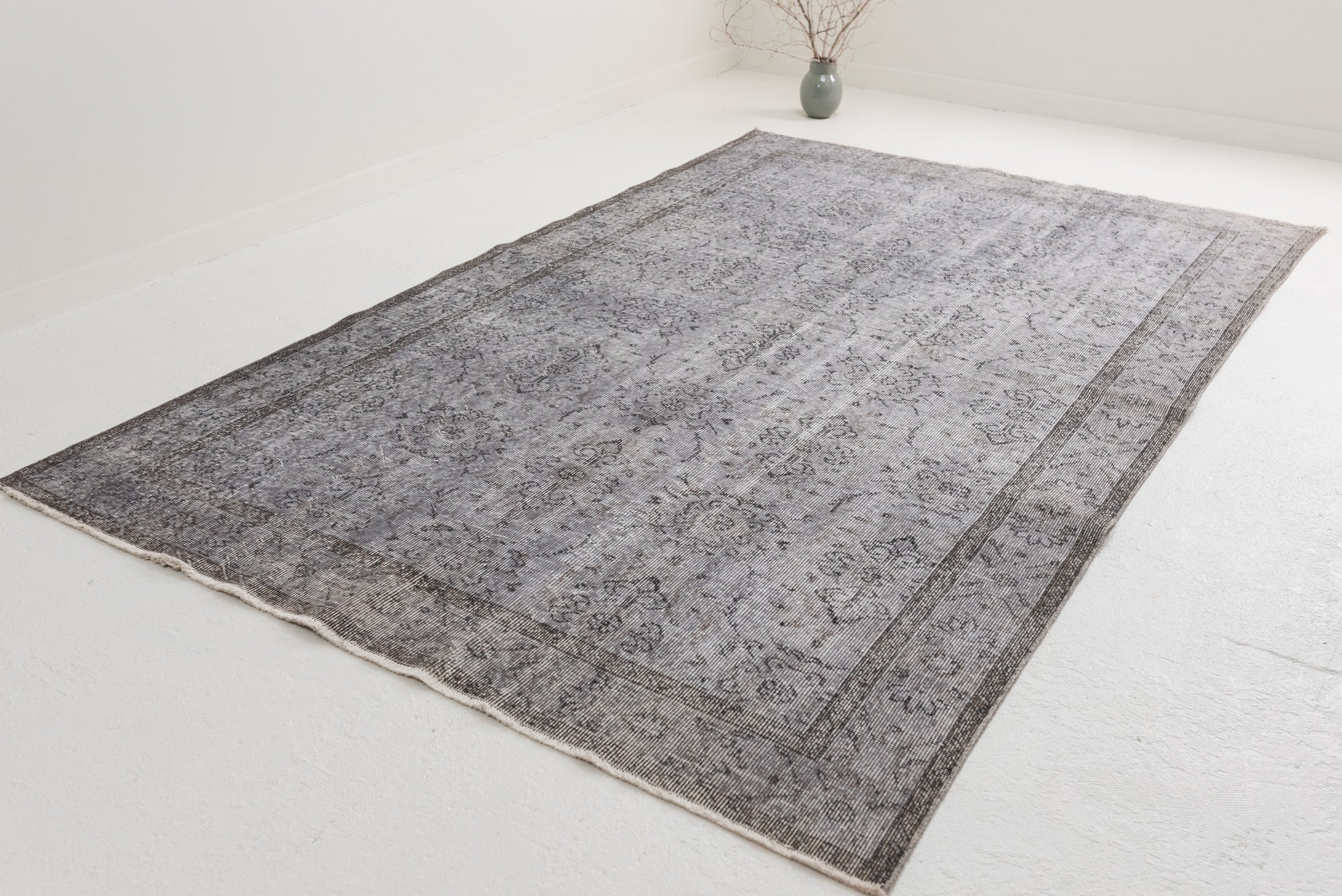 6&#39;0 x 9&#39;7 | 1940s Overdyed Vintage Rug | CE-C-2888