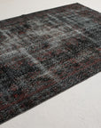 5'4 x 7'4 | Medium Overdyed Vintage Rug | CE-A-2883