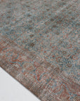 9'6 x 12'4 | Blue Antique Tabriz | Designers L-2929