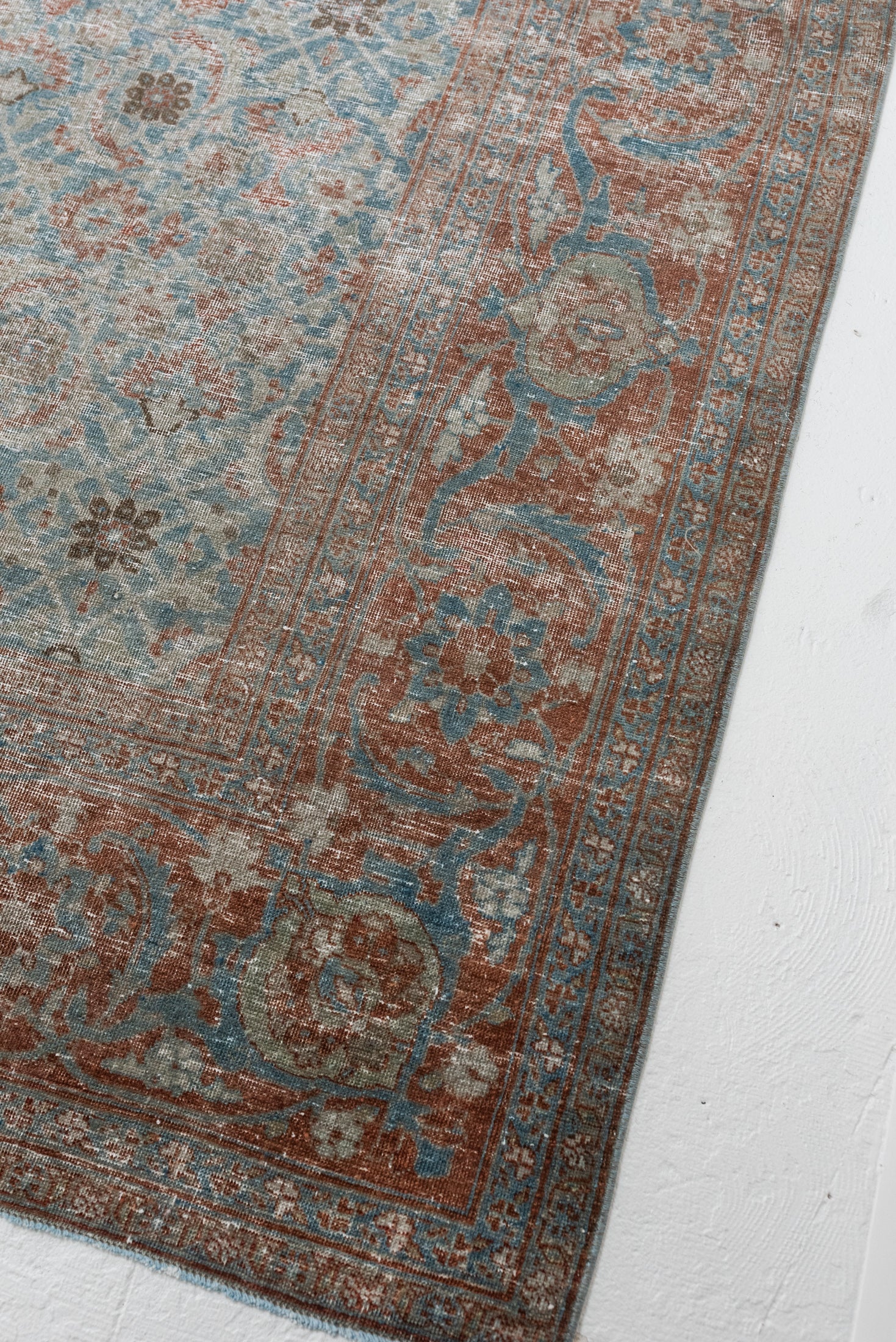 9&#39;6 x 12&#39;4 | Blue Antique Tabriz | Designers L-2929