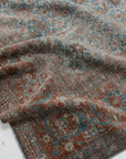 9'6 x 12'4 | Blue Antique Tabriz | Designers L-2929