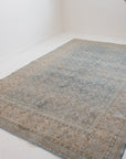 7’0 x 10'4 | Large Blue Vintage Tabriz | S-3736