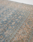 7’0 x 10'4 | Large Blue Vintage Tabriz | S-3736