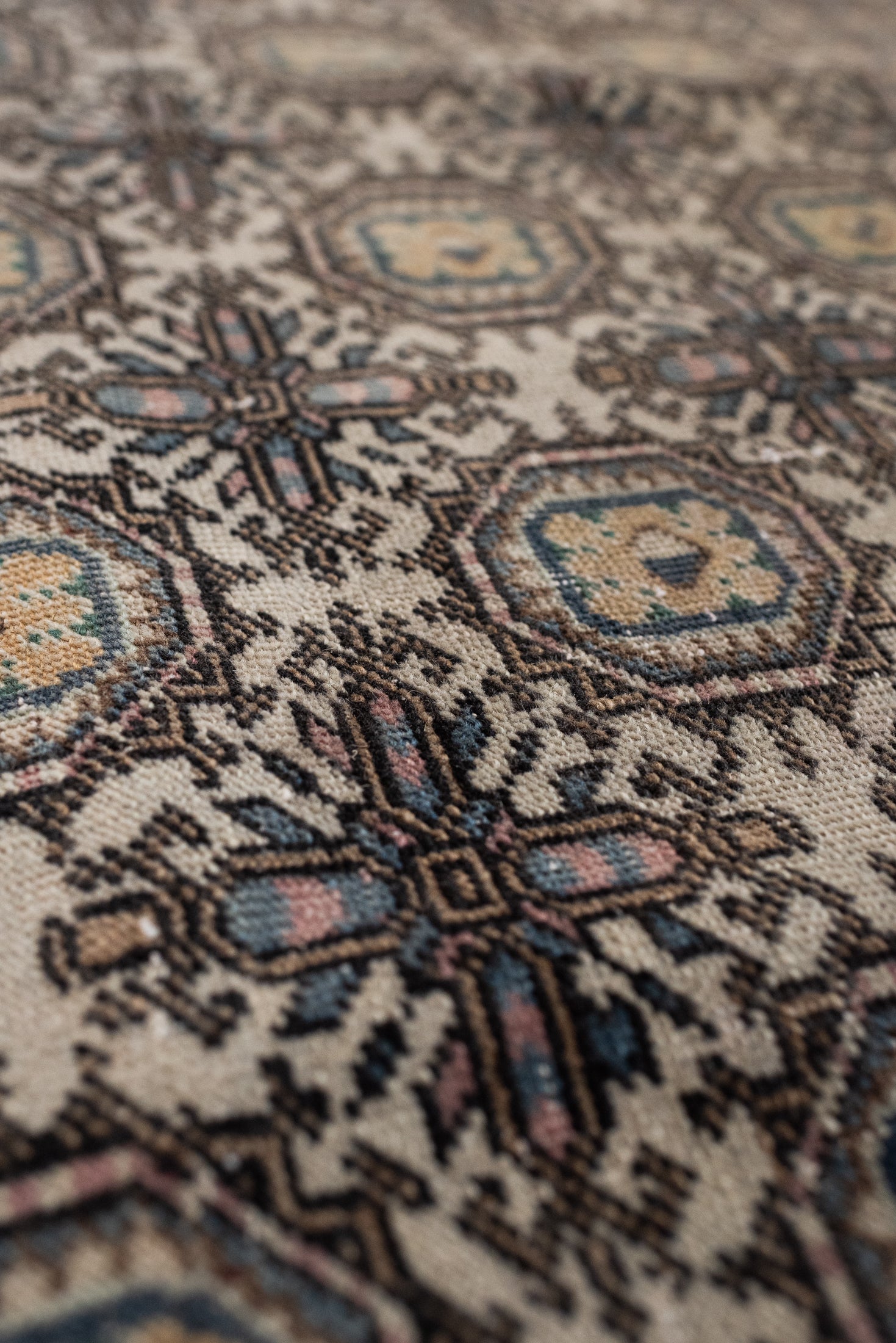 RESERVED | JD | 4'11 X 7'3 | Vintage Muted Medium Rug | N-3497