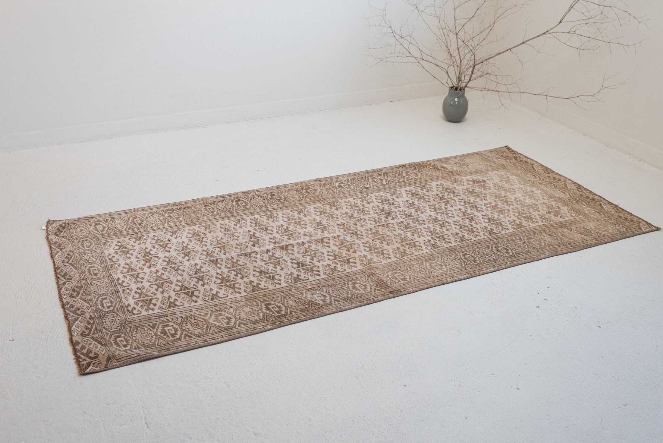 3'6 x 8'2 | Vintage Ivory Runner | R-3706