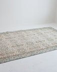 6'2 x 10'0 | Muted Aqua Large Vintage Rug | C-2808