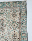 6'2 x 10'0 | Muted Aqua Large Vintage Rug | C-2808