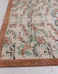 6'0 x 9'8 | Large Floral Vintage Rug | C-2807