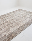 6'8 x 9'11 | Oatmeal Vintage Rug | V-2799