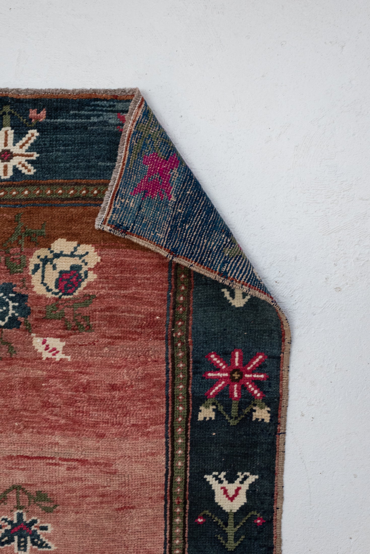 6'5 X 8'10 | Large Colorful Vintage Oushak | C-3726