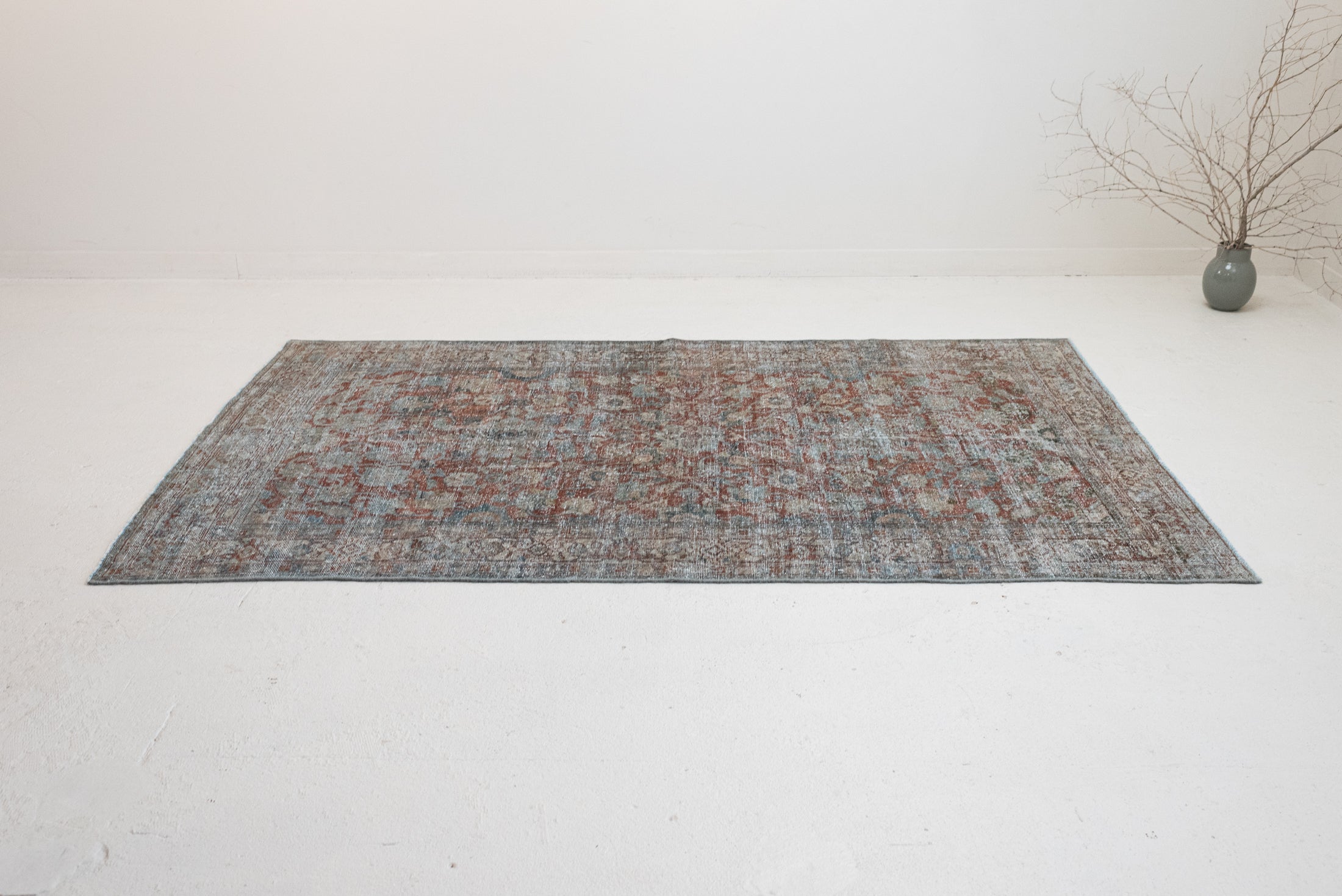 5'0 x 7'9 | Large Distressed Mahal | CE-B-3358