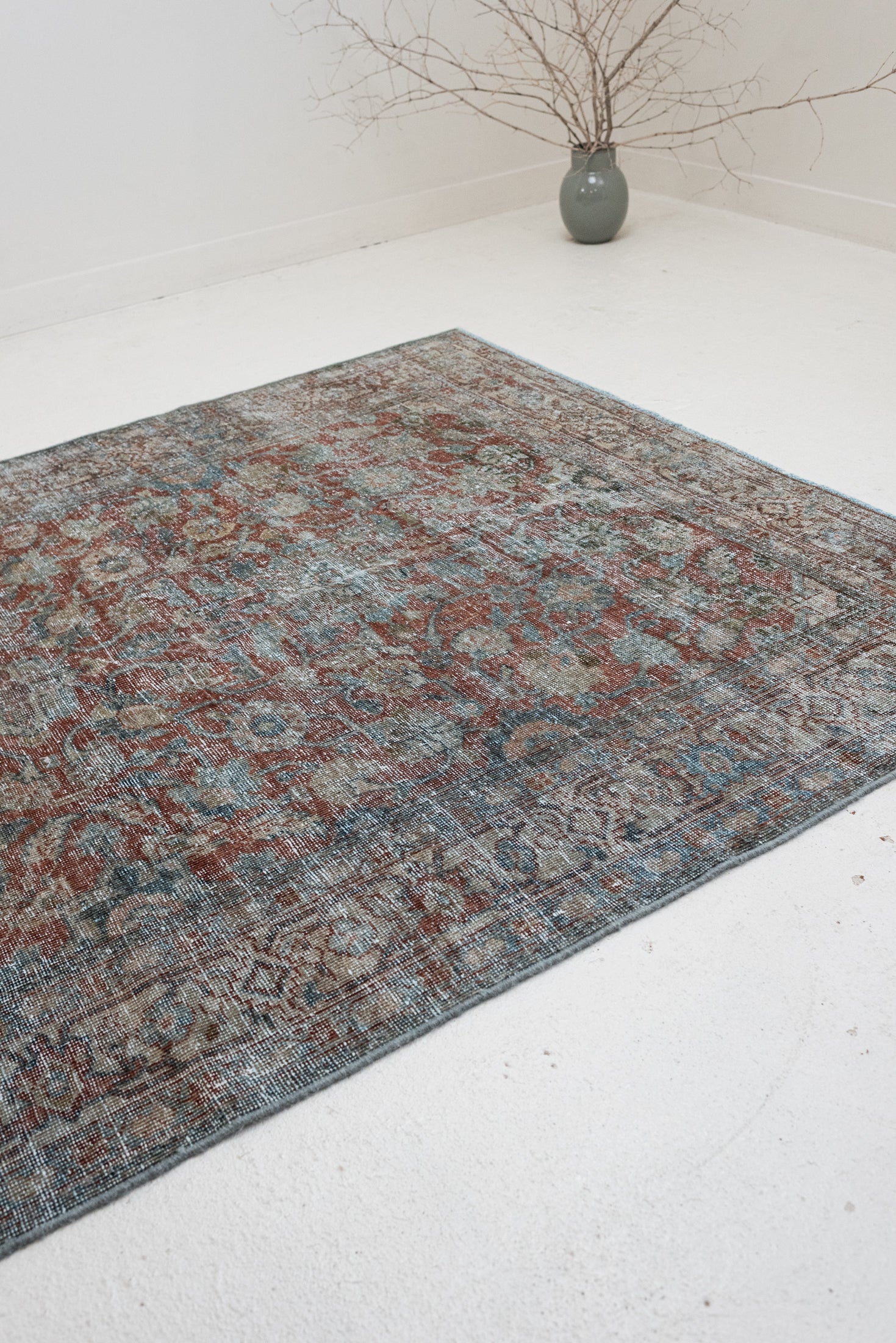 5'0 x 7'9 | Large Distressed Mahal | CE-B-3358