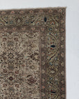 6'4 x 9'3 | Sage Green Large Vintage Rug | C-2943