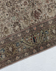 6'4 x 9'3 | Sage Green Large Vintage Rug | C-2943