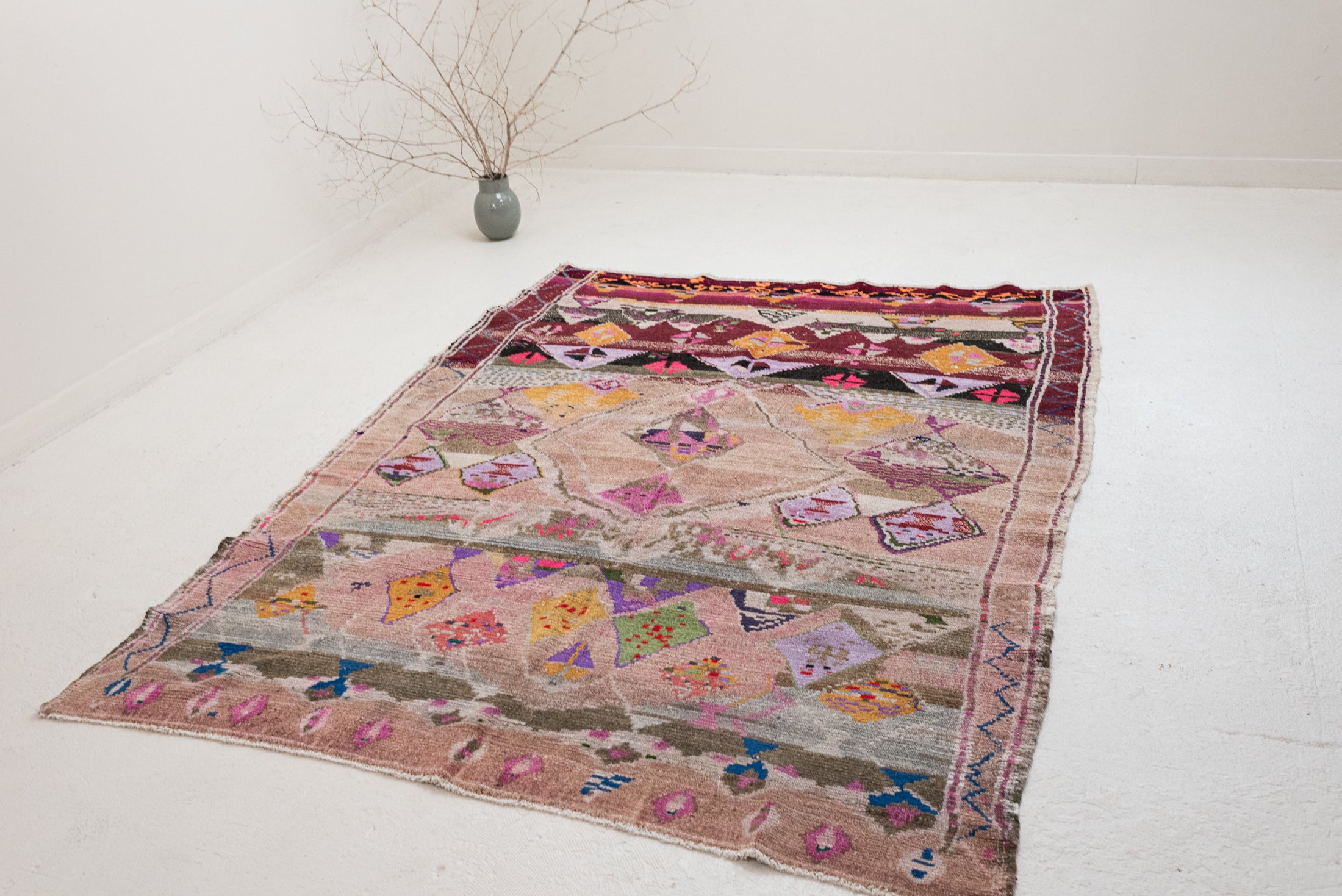 5'6 x 7'3 | Large Colorful Oushak Rug | CE-B-3369