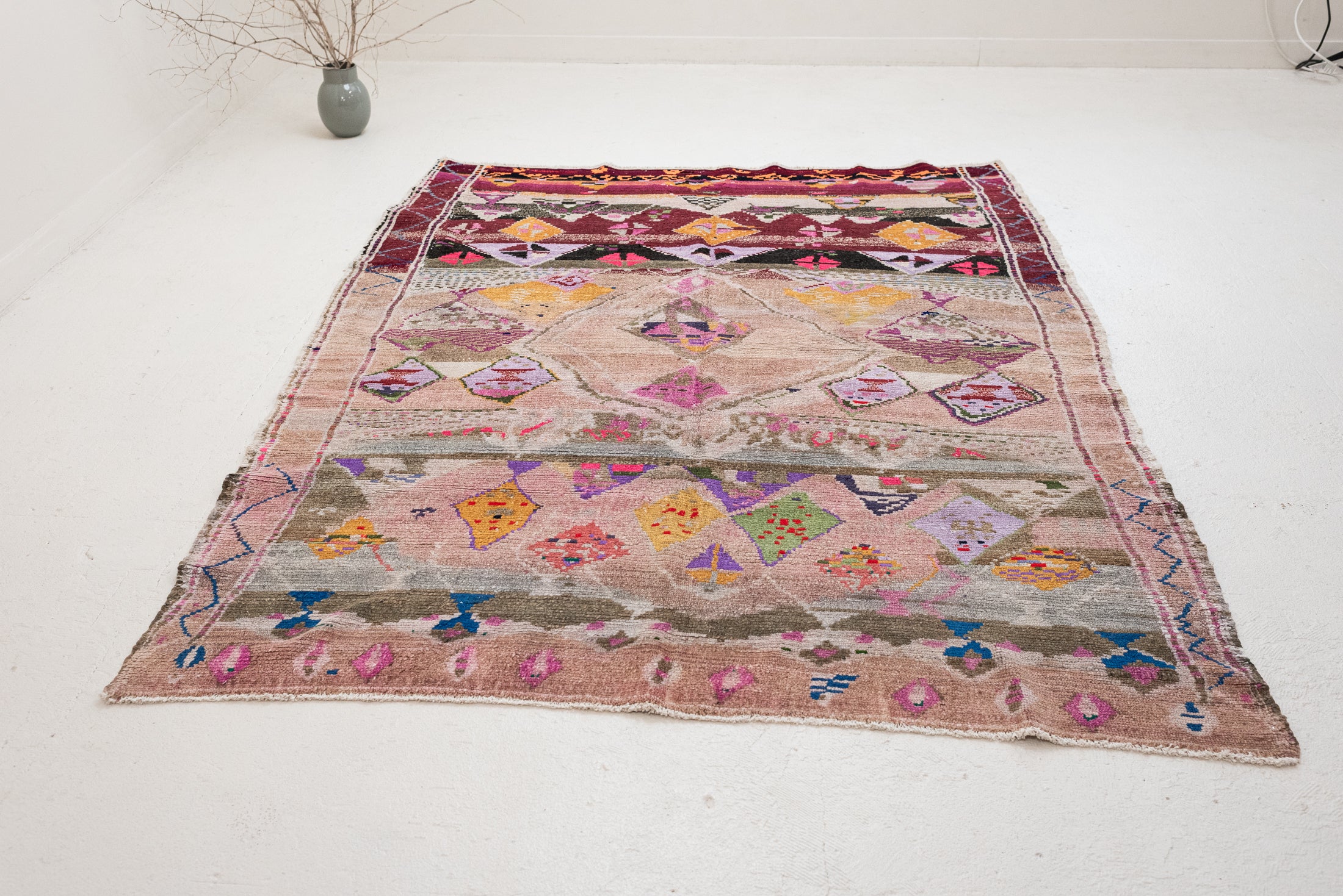 5'6 x 7'3 | Large Colorful Oushak Rug | CE-B-3369