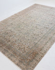 6'5 x 9'7 | Beautiful Sage Vintage Rug | B-2937