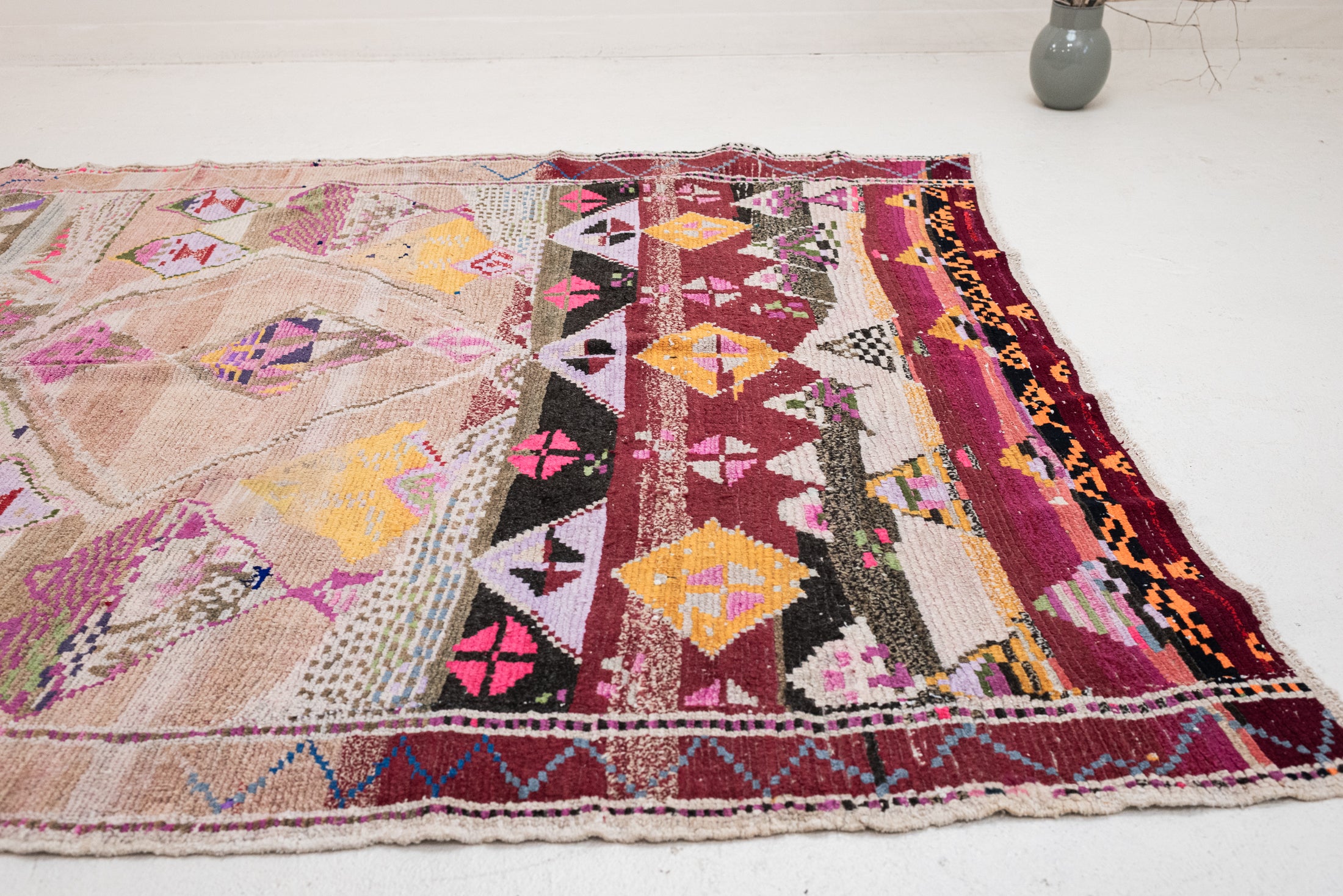 5'6 x 7'3 | Large Colorful Oushak Rug | CE-B-3369