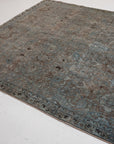 RESERVED | KV | 7'0 x 10'6 | Beautiful Large Blue Vintage Tabriz | V-3729