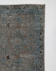 RESERVED | KV | 7'0 x 10'6 | Beautiful Large Blue Vintage Tabriz | V-3729