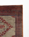 4'0 x 6'2 | Green Vintage Rug | CAB-W-2505