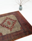 4'0 x 6'2 | Green Vintage Rug | CAB-W-2505