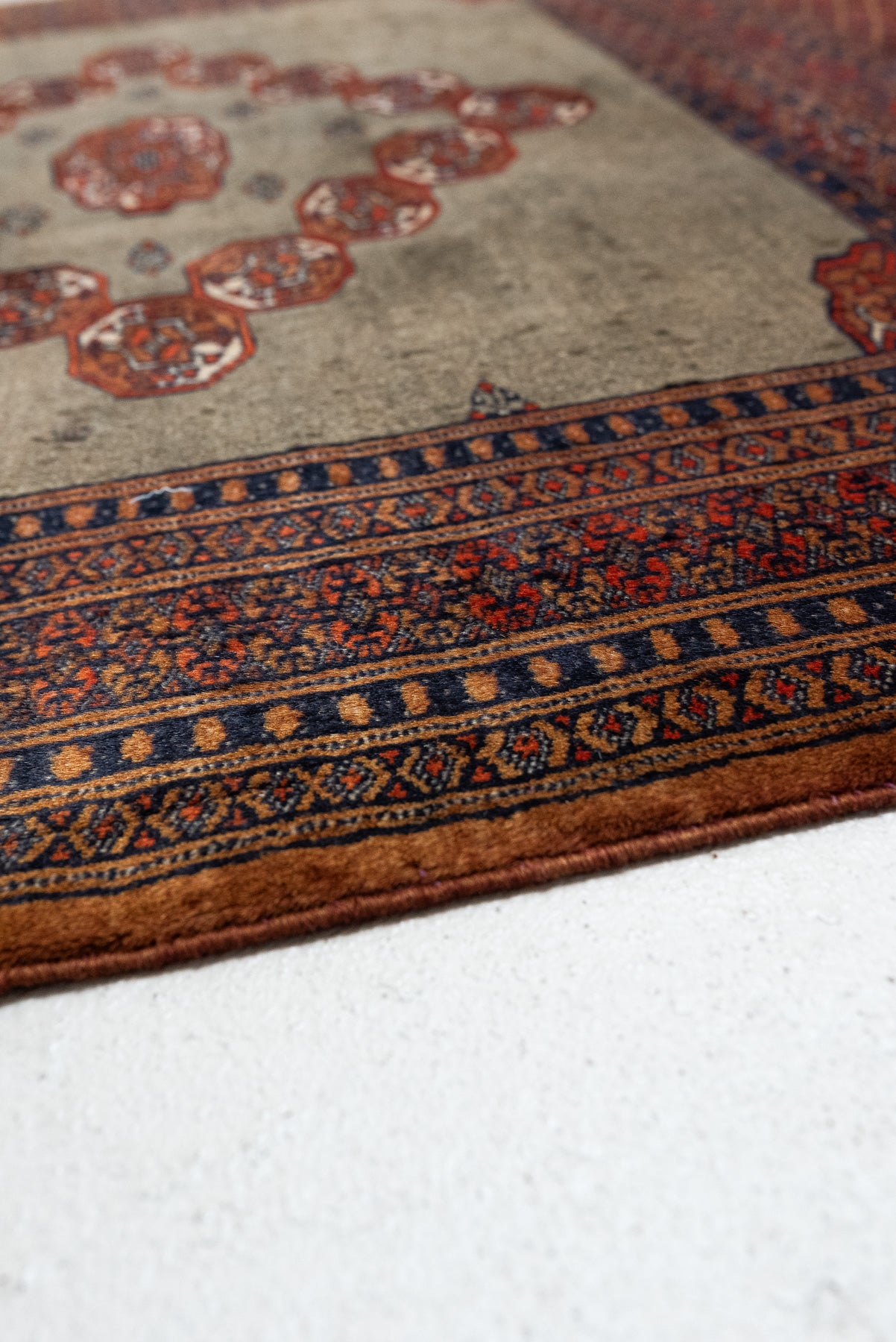 4&#39;0 x 6&#39;2 | Green Vintage Rug | CAB-W-2505