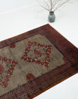 4'0 x 6'2 | Green Vintage Rug | CAB-W-2505