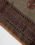 4'0 x 6'2 | Green Vintage Rug | CAB-W-2505