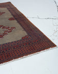 4'0 x 6'2 | Green Vintage Rug | CAB-W-2505