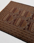 2'10 x 4'10 | Small Brown & Gray Vintage Rug | W-3036