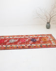 2'9 x 10'0 | Bright Rose Vintage Runner | R-3829