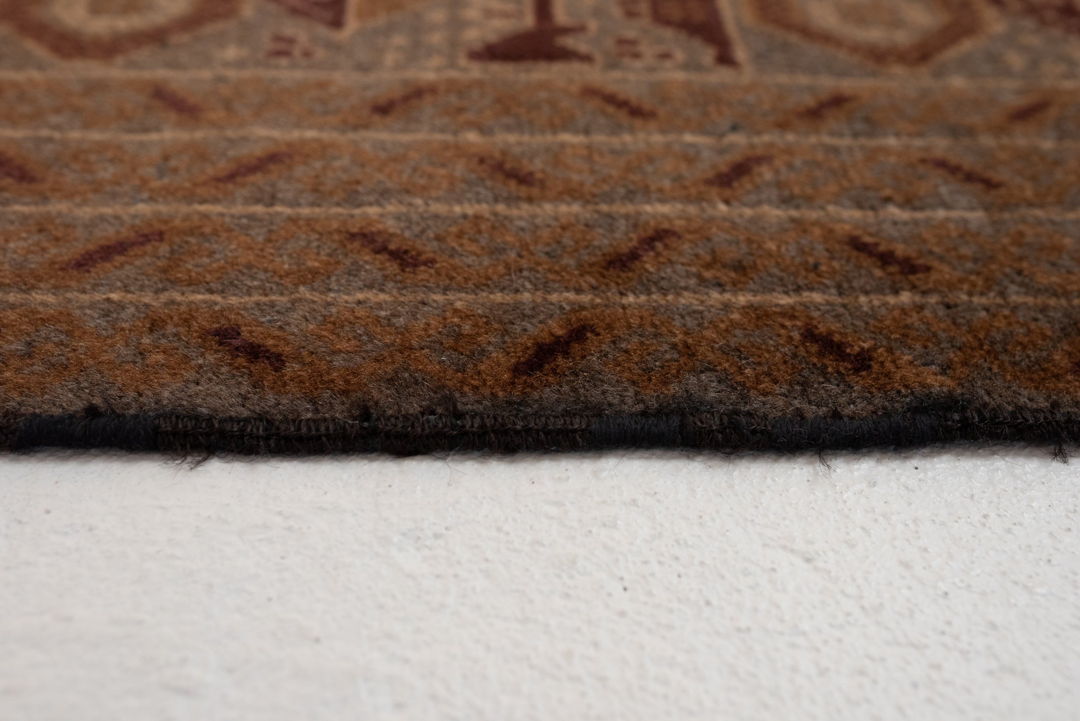 2&#39;10 x 4&#39;10 | Small Brown &amp; Gray Vintage Rug | W-3036