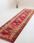 2'9 x 10'0 | Bright Rose Vintage Runner | R-3829