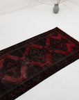 2'10 x 8'2 | Moody Tribal Vintage Runner | R-3034