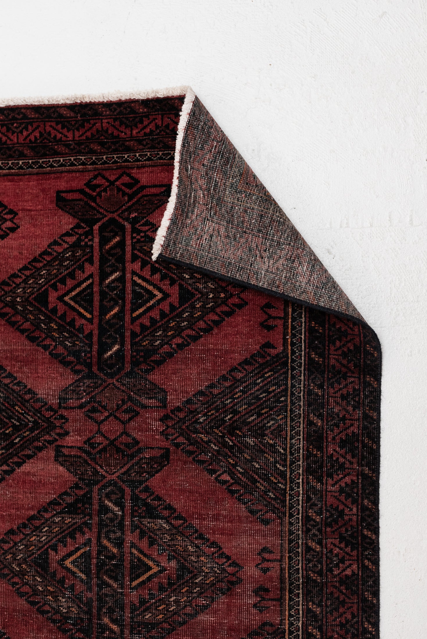 2&#39;10 x 8&#39;2 | Moody Tribal Vintage Runner | R-3034